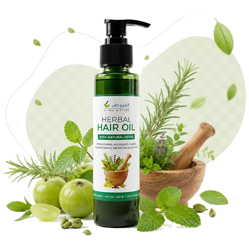 Natural Herbal Hair Oil-Hero Photo